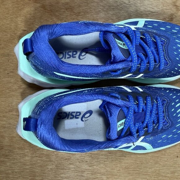 Asics Novablast 2 Women Size 6 Blue 1012B049 Running Shoes Sneakers - Picture 8 of 16